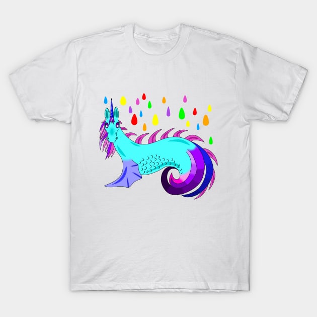 Sea Unicorn T-Shirt by MelanieJeyakkumar